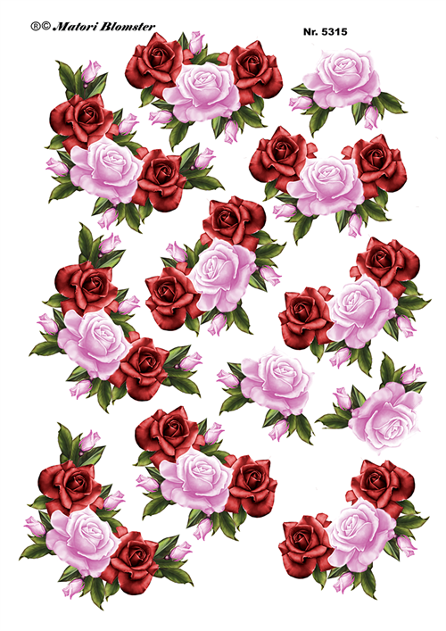  3D Røde roser